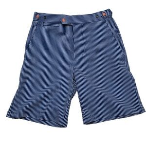 B. Draddy Striped Swim Shorts with Mesh Liner